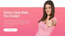 About Sport Gym - HTML Website Layout