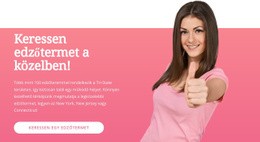 A Sport Gymről - HTML Webhely Elrendezés