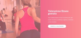 Valutazione Fitness Gratuita - Design Professionale Personalizzabile