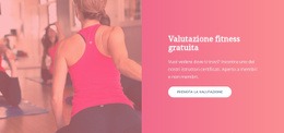 Valutazione Fitness Gratuita - Modello HTML5 Pronto Per L'Uso