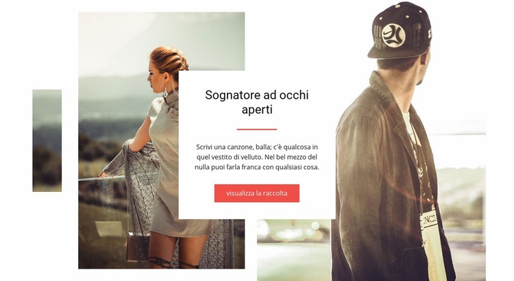 Sognatore ad occhi aperti Modello HTML5