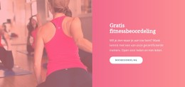 Gratis Fitnessbeoordeling Sjabloon Voor Één Pagina