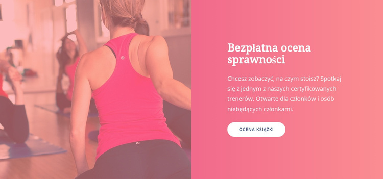 Bezpłatna ocena sprawności Motyw WordPress