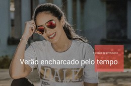 Verão Encharcado Pelo Tempo - Inspiração Para O Design Do Site