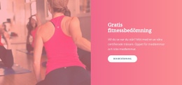 Gratis Fitnessbedömning - HTML-Sidmall