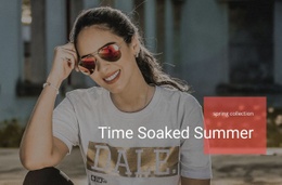 Time Soaked Summer {0] - Drag And Drop HTML Editor