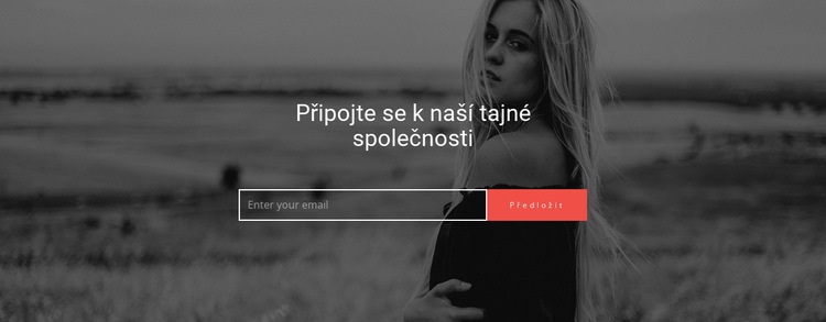 Připojte se k naší tajné společnosti Téma WordPress