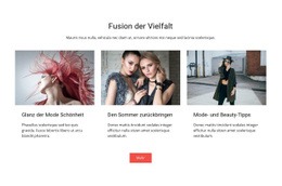 Premium-Website-Design Für Fusion Der Vielfalt