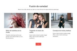 Fusión De Variedad - HTML Website Builder