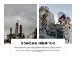 Tecnologías Industriales Plantillas Html5 Responsivas Gratuitas