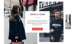 Magasin De Vêtements - HTML5 Website Builder