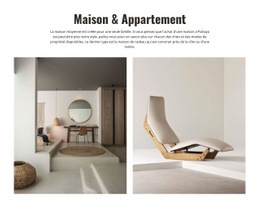 Design Maison Et Appartement – Modèle De Site Web Personnel