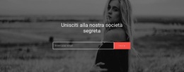 Unisciti Alla Nostra Società Segreta - HTML Designer