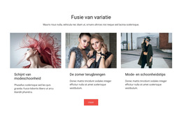 Gratis CSS-Indeling Voor Fusie Van Verscheidenheid