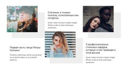 Курсы Модного Стилиста CSS-Шаблон Веб-Сайта