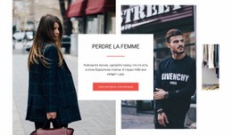 Магазин Одежды Бесплатный Шаблон Веб-Сайта CSS