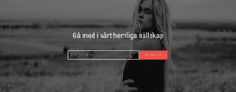 Gå Med I Vårt Hemliga Sällskap - HTML-Sidmall