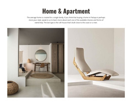 Home And Apartment - Personal Website Template