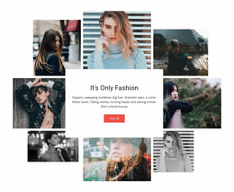 Its Only Fashion - Personal Website Templates
