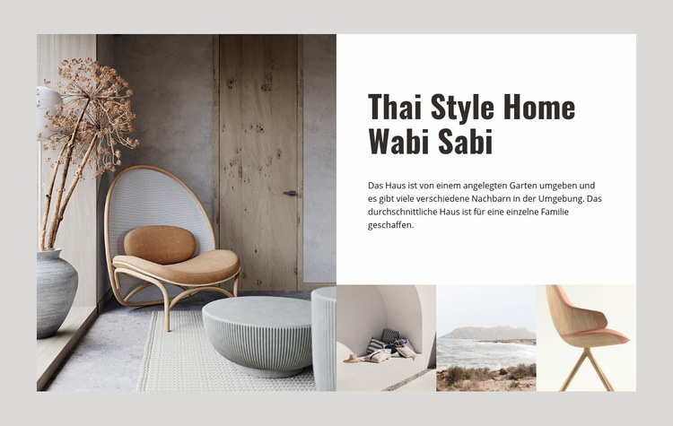 Style Home Website-Modell