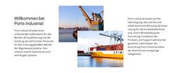 Board Ports Industrial – Fertiges Website-Design