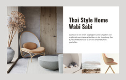 Style Home - Persönliche Website-Vorlagen