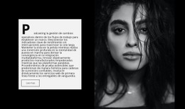 Texto Y Foto De La Niña Plantilla De Sitio Web CSS Gratuita