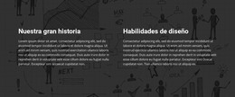 Gran Diseño De Historia: Plantilla De Sitio Web HTML