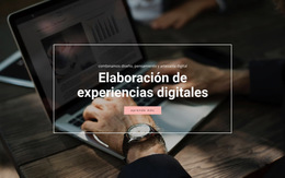 Creando Experiencias Digitales: Plantilla De Sitio Web Sencilla