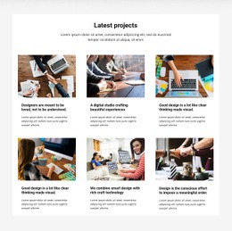 Collection latest projects - Html Code Example by Nicepage