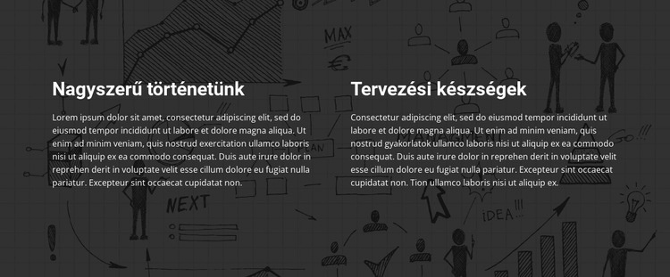 Nagyszerű történettervezés Weboldal tervezés