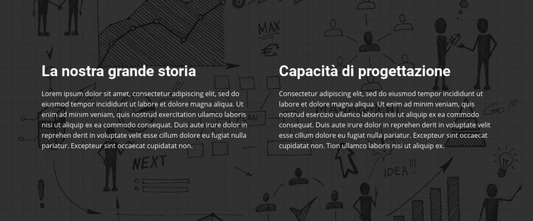 Ottimo design della storia Modello HTML5