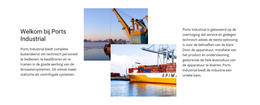 Webpagina Voor Board Ports Industrial