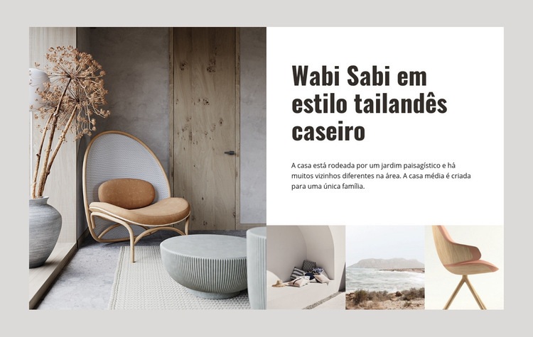 Style Home Maquete do site