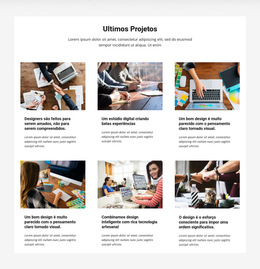 Coleção De Projetos Mais Recentes - Tema Do Site Pronto