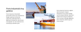 Pano Portları Endüstriyel - Bir Sayfalık Şablon