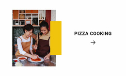 Cooking Pizza - Easy-To-Use Landing Page