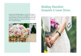 Wedding Checklist