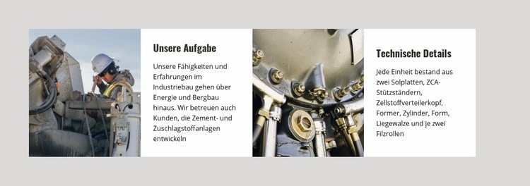 Unser Industriebau Eine Seitenvorlage