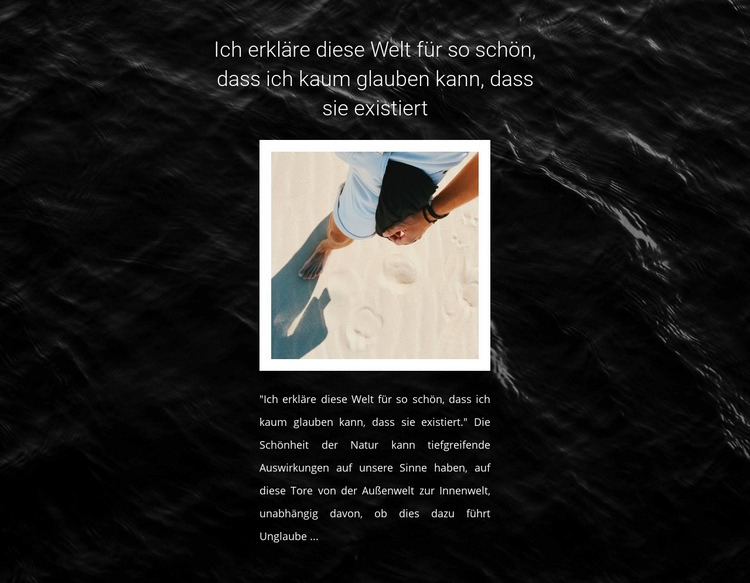 Reisezeit Website design