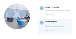 Sitio HTML Para Interior De La Oficina De Negocios