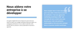 Texte Et Citation Modèle HTML5