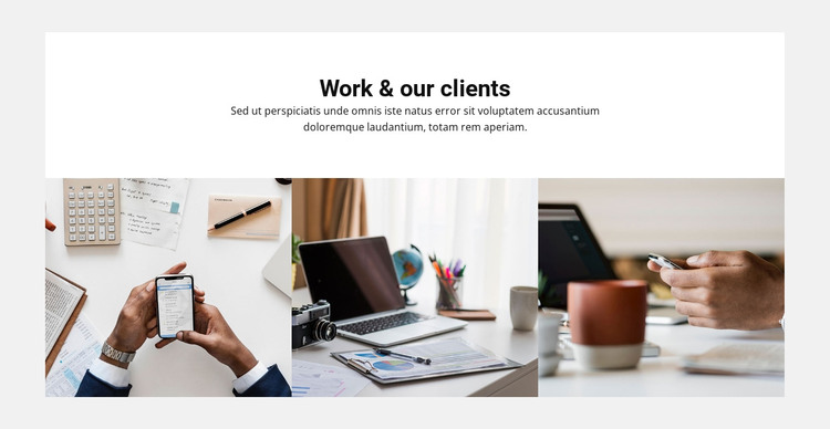 Board Work Clients HTML Template