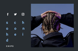 Meesters Van Originele Kapsels Website Met Één Pagina