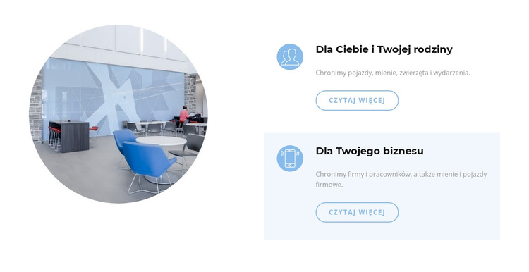 Wnętrze biura biznesowego Motyw WordPress