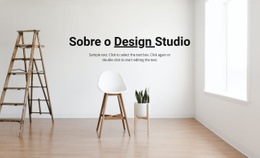 Design Do Site Para Interior Arejado E Claro