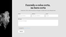 Ferramentas Profissionais Personalizáveis Para Imagem Estreita E Formulário De Contato