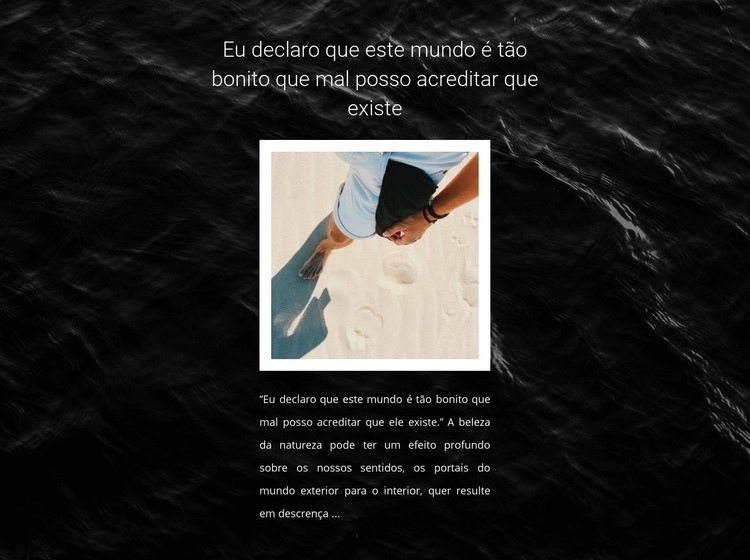 Tempo de viagem Landing Page