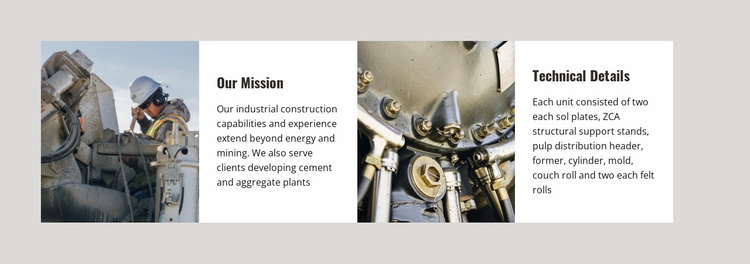 Our Industrial Construction Website Design