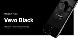 Vevo Black – Jednoduchá Šablona Webu